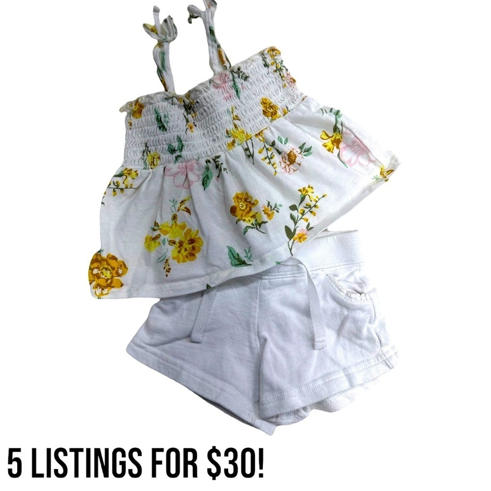 Baby girl matching outfit set